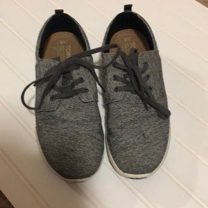 Toms Grey Lace Up Sneakers